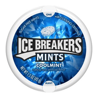  ice breakerIcebreaker  ICE  BREAKERS  무설탕  민트  쿨민트  1.5온스