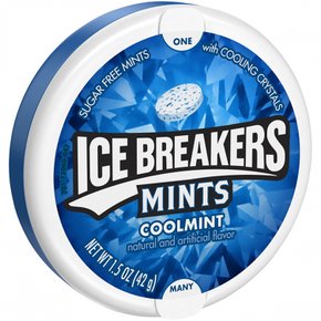 ice breakerIcebreaker  ICE  BREAKERS  무설탕  민트  쿨민트  1.5온스