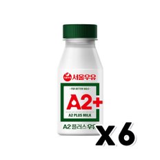 서울우유 A2 플러스 우유 180ml x 6개