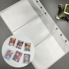 6공 포카 앨범 속지 투명 바인더 스티커 앨범 제작