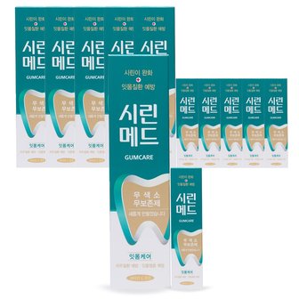  부광약품 시린메드 검케어 치약 (125g+30g) x5개