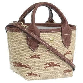 2way XS 10206 HCF 035 LONGCHAMP [] [롱샨] 가방 여성 핸드백 대각선 가죽 숄더백 빨대 캔버스