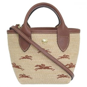 2way XS 10206 HCF 035 LONGCHAMP [] [롱샨] 가방 여성 핸드백 대각선 가죽 숄더백 빨대 캔버스