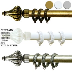 35mm 제니스 커튼봉/540cm/18자/안테나형간편조절/3color