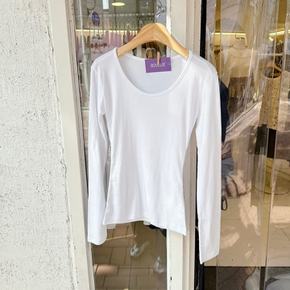 데일리 코튼 사각 긴팔 티셔츠