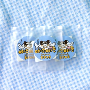 /츄비 랜덤! 띠부씰 3pcs