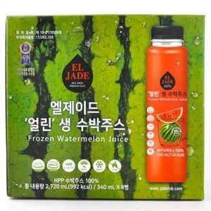 NS홈쇼핑 코스트코 엘제이드 얼린 생 수박주스 2720ml (340ml x 8병) 100% 수박 땡모반..[33327399]