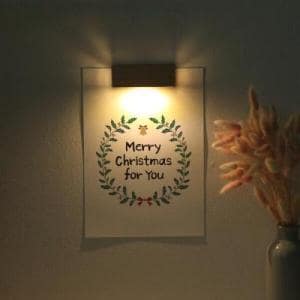 아트박스 아트박스/원에이엠 [주문제작]크리스마스 인테리어 포스터 벽등 선물세트