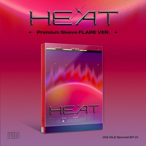 [CD](여자)아이들 - Heat (Flare Ver.) (스페셜 앨범) / (G)I-Dle - Heat (Flare Ver.) (Special Album)  {09/08발매}