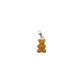 크리스탈 헤이즈 Nostalgia Bear Pendant - 24K-Silver