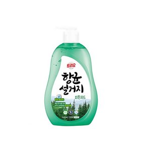 애경 트리오피톤치드 용기 750ml 주방세제 주방세제리필 대용량 주방세제 퐁퐁