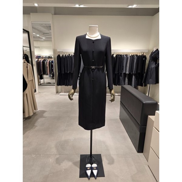 [파주점] 하트넥 메탈 벨티드 원피스 JR1A0OP041