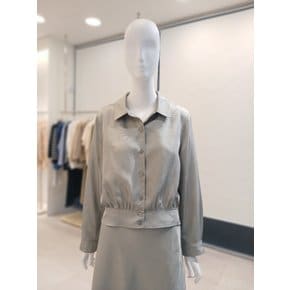 [여주점] [더 아이잗] 여성실키 크링클 블루종 블라우스 (IR4A0BL101)