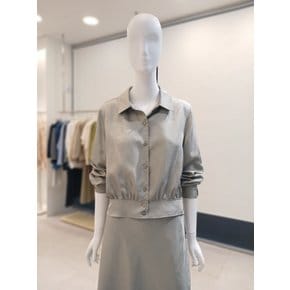 [여주점] [더 아이잗] 여성실키 크링클 블루종 블라우스 (IR4A0BL101)