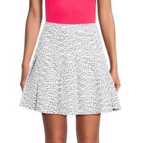 3870408 J.Lindeberg Adina Pleated Mini Skirt - WHITE