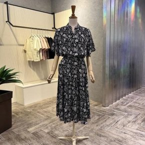 AOZ3HO38H 프린트 단추 스트랩 원피스