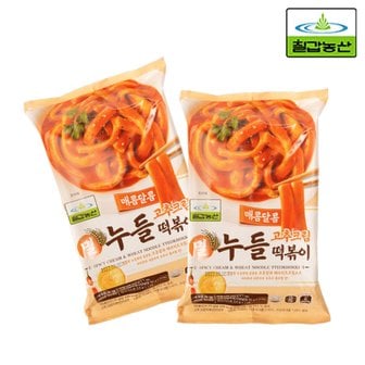  칠갑 매콤달콤 고추크림 밀누들 떡볶이 443.5g x12개 한박스