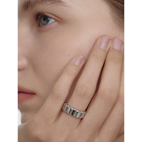 아이스블록 실버(W) 반지 L HL2R62232W9