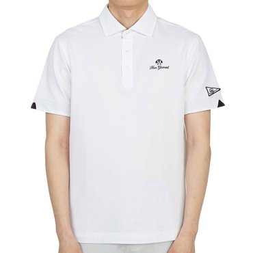 혼가먼트 골프웨어 남성 반팔티셔츠 HHM 2A AP53 WHITE