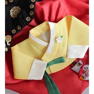 정원한복 가은채 다홍 여아한복 돌 백일 전통한복 어린이집