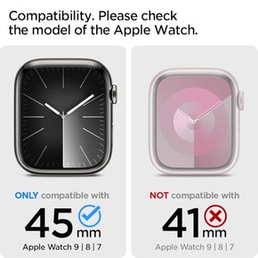 Spigen Apple Watch 케이스 45mm Series 9/ 8 / 7 대