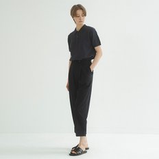 / [WPT23004] Luna pintuck cool span pants ver. navy