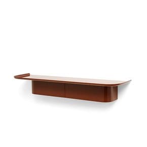 [이노메싸/HAY] Korpus Shelf L 7 Hooks, 브릭 레드 (944015 4009000) 예약주문