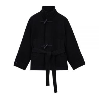 르메르 르메르 24FW SHORT BATHROBE DUFFLE COAT (CO1085 LF1116 999) (숏 배스로브 더플 코트)