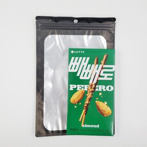 포장용 블랙 반투명 컬러 지퍼백 16cm X 24cm 이쁜 악
