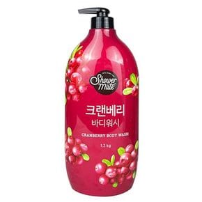 샤워메이트 바디워시 샤워 바디 클렌져 크랜베리1.2kg