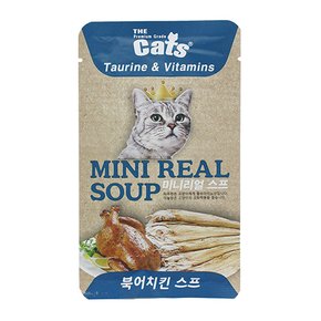 더캣츠 미니리얼 스프 파우치 40g x 20개 1박스 고양이간식