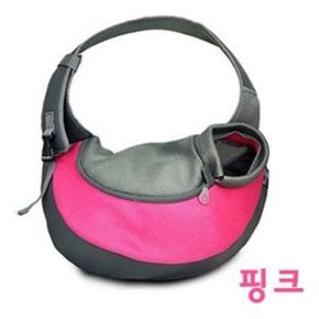 메쉬슬링백 S (핑크) 애견가방 이동가방 강아지가방 kjhmall