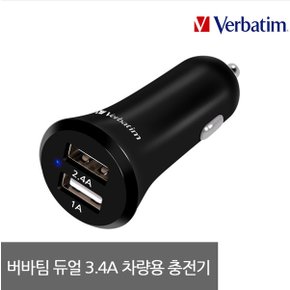 3.4A 듀얼 USB 차량용 고속 충전기 시거잭