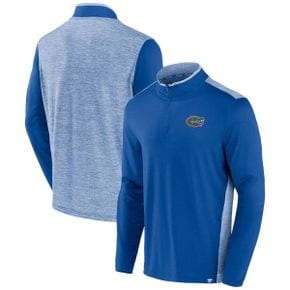 4433877 FANATICS Mens Fanatics Branded Royal Florida Gators Recharged Quarter-Zip Jacket