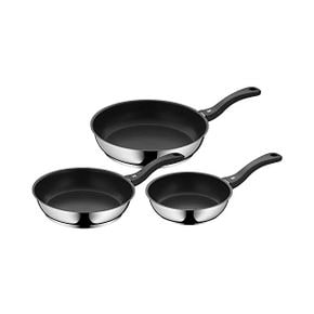 독일 WMF 후라이팬 프라이팬 Devil 3Piece Frying Pan Set Coated Diameter 20 / 24 28 cm Croma