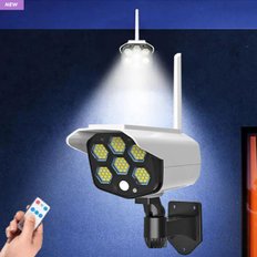 V76 모형CCTV LED 충전식 태양광 야외 조명등 벽등 정원등 센서등