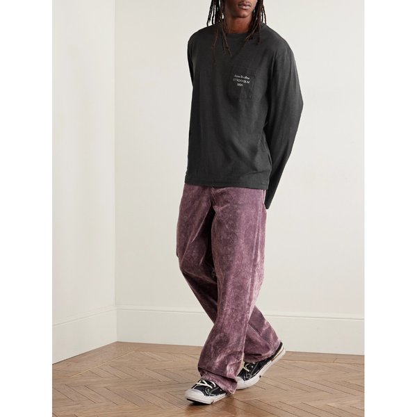 에덴 U 1996 로고 프린트 코튼 헴프 블렌드 티셔츠 46376663162902312