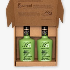 유기농 지중해 선물세트 34호 (HG 하시엔다구즈만 올리브오일 오히블랑카 500ml 2병)