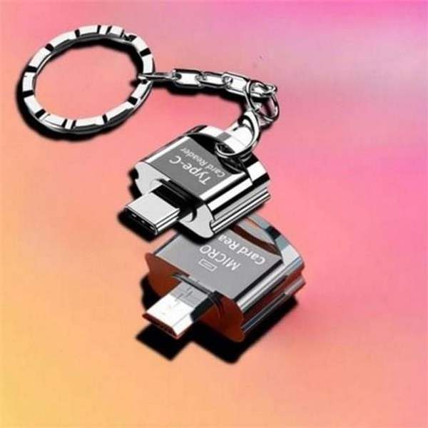 확대된 대표 c 타입 sd 카드 리더기 usb 리더기 키링형 스마트폰 휴대용 멀티 백업 마이크로 컴퓨터 스마트 포터블
