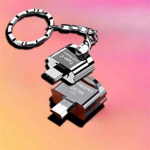 c 타입 sd 카드 리더기 usb 리더기 키링형 스마트폰 휴대용 멀티 백업 마이크로 컴퓨터 스마트 포터블
