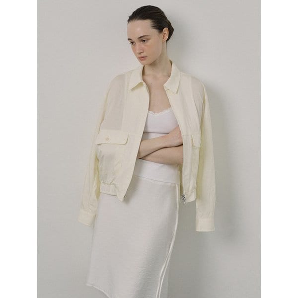 Parma summer swing top blouson (Cream)
