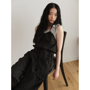 Halter Overalls Dress (2color)