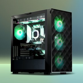 EXTREME D7 강화유리 ATX PC 케이스 미들타워 블랙