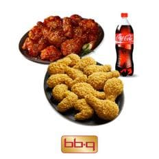 황금올리브치킨(콤보)+BBQ 양념치킨+콜라1.25L