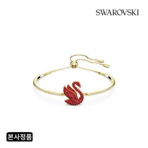 [본사정품/쇼핑백증정] Swan 레드 골드 톤 뱅글 팔찌S 5649774