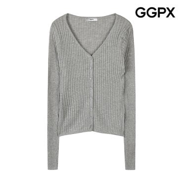 GGPX Y 버튼 베이직 울 니트 가디건 (GP7KG020F)