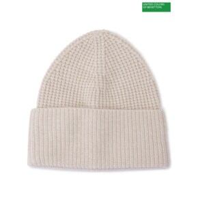 Cashmere mixed waffle beanie 2F_1335UA006_90W