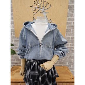 크롭후드데님점퍼 (LG31F3DJ505X)