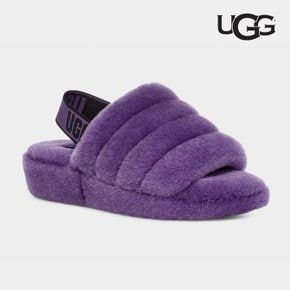 어그 UGG 여성 플러프 예 슬라이드 슬리퍼 머슬쉘 1095119-MSHL