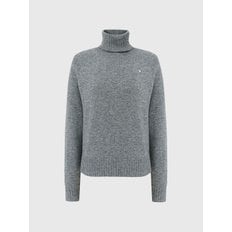 로모 터틀넥 울 니트_차콜 / LOMO TURTLENECK WOOL KNIT_CHARCOAL